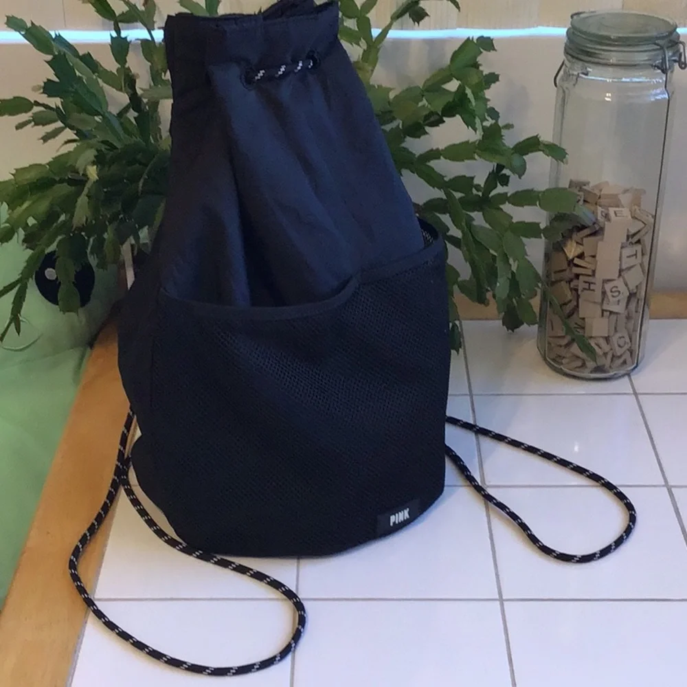 ‘PINK’ Drawstring Backpack/Gym Bag (#5)